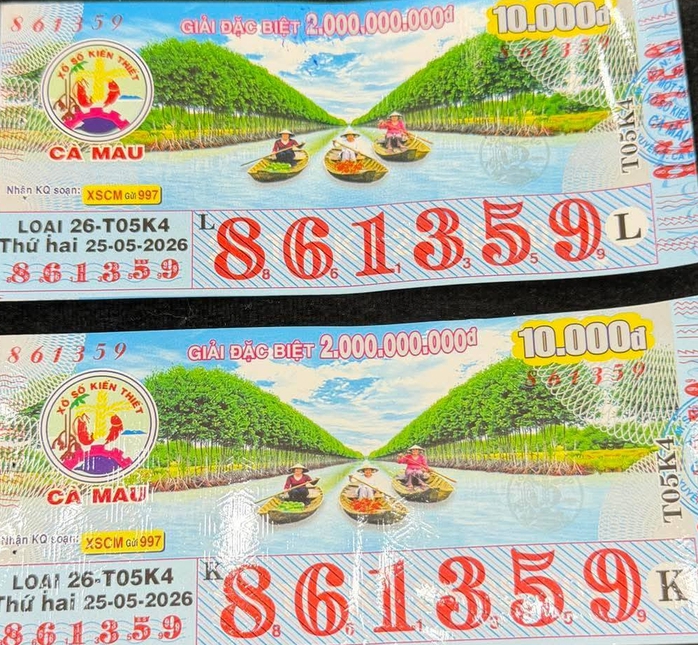 S&aacute;ng 26-5, lộ diện nơi tr&uacute;ng 3 giải độc đắc v&agrave; 3 giải an ủi xổ số miền Nam - Ảnh 4.