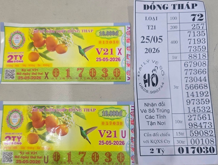 S&aacute;ng 26-5, lộ diện nơi tr&uacute;ng 3 giải độc đắc v&agrave; 3 giải an ủi xổ số miền Nam - Ảnh 3.
