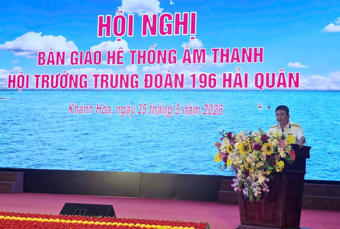 Món quà ý nghĩa của Trường Đại học Cửu Long dành cho Trung đoàn 196 Hải quân - Ảnh 4.