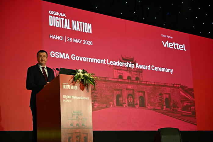 Việt Nam nhận Giải thưởng Lãnh đạo Chính phủ 2026 của GSMA về chuyển đổi số - Ảnh 1.