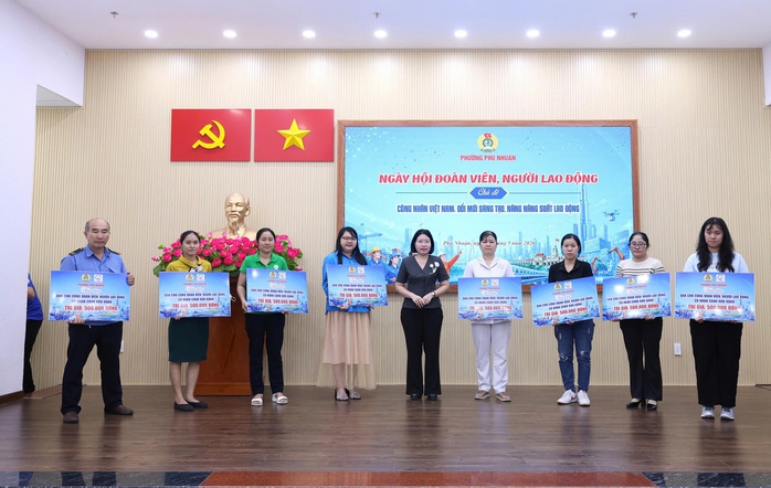 Ngày hội ý nghĩa dành cho đoàn viên, người lao động phường Phú Nhuận - Ảnh 1.