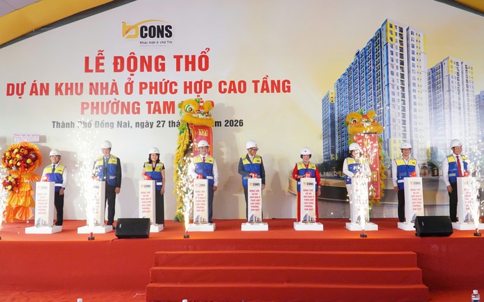 Động thổ Dự &aacute;n Khu nh&agrave; ở phức hợp 4 . 500 Tỉ đồng tại TP Đồng Nai - Ảnh 1.
