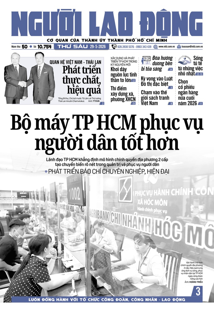 Báo in ngày 29-5: Thí điểm xây dựng xã, phường XHCN - Ảnh 1.