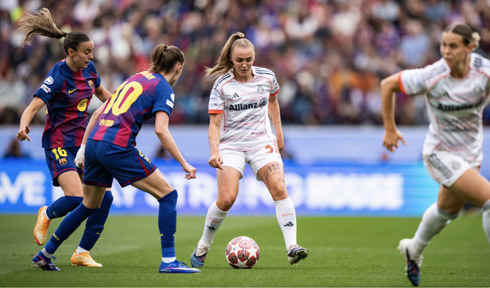 Đ&aacute;nh bại Bayern Munich, Barcelona tranh chung kết Champions League nữ - Ảnh 2.
