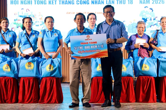 C&ocirc;ng đo&agrave;n phường C&aacute;t L&aacute;i, TPHCM: Nhiều hoạt động &yacute; nghĩa hướng về đo&agrave;n vi&ecirc;n - lao động - Ảnh 12.