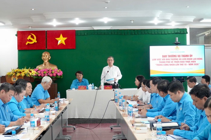 C&ocirc;ng đo&agrave;n Th&agrave;nh phố th&uacute;c đẩy chương tr&igrave;nh nh&agrave; ở x&atilde; hội để c&ocirc;ng nh&acirc;n c&oacute; cuộc sống tốt hơn - Ảnh 1.