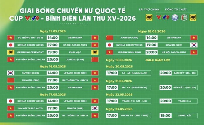 Hơn 1,2 tỉ đồng tiền thưởng Giải b&oacute;ng chuyền nữ VTV9 - B&igrave;nh Điền 2026 - Ảnh 3.