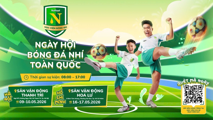 Ng&agrave;y hội b&oacute;ng đ&aacute; nh&iacute; Nutifood 2026: Chắp c&aacute;nh giấc mơ s&acirc;n cỏ - Ảnh 3.