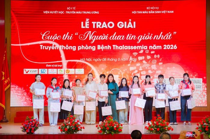 14 triệu người Việt mang gen thalassemia m&agrave; kh&ocirc;ng hay biết - Ảnh 2.