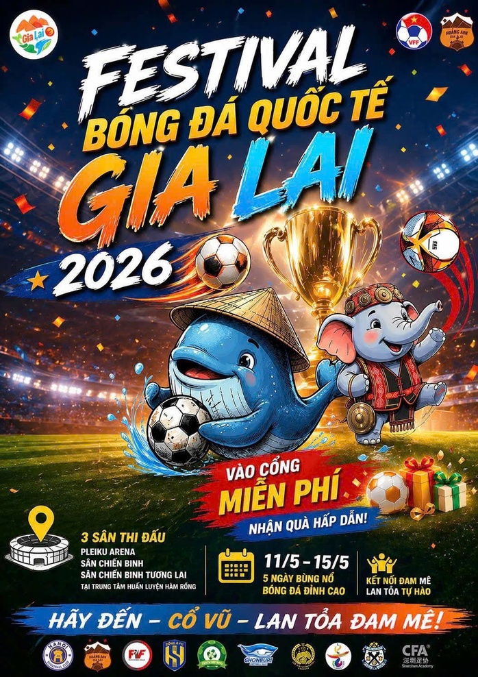Festival U14 quốc tế Gia Lai: Phố núi Pleiku tiếp tục tiên phong - Ảnh 1.