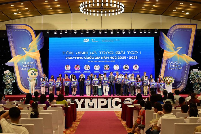 Hưng Y&ecirc;n lọt Top 5 tỉnh th&agrave;nh dẫn đầu Giải Violympic - Ảnh 1.