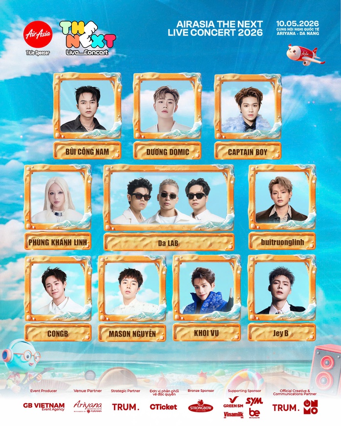  AirAsia THE NEXT Live Concert 2026 đổ bộ th&agrave;nh phố biển Đ&agrave; Nẵng  - Ảnh 1.