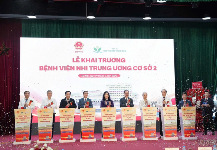   Ch&iacute;nh thức đưa cơ sở 2 của Bệnh viện Nhi Trung ương v&agrave;o hoạt động - Ảnh 1.