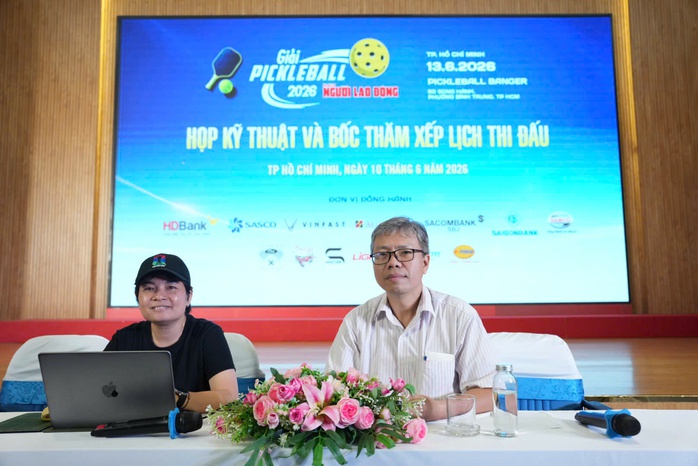 Bốc thăm phân bảng đấu Giải Pickleball Báo Người Lao Động năm 2026 - Ảnh 8.