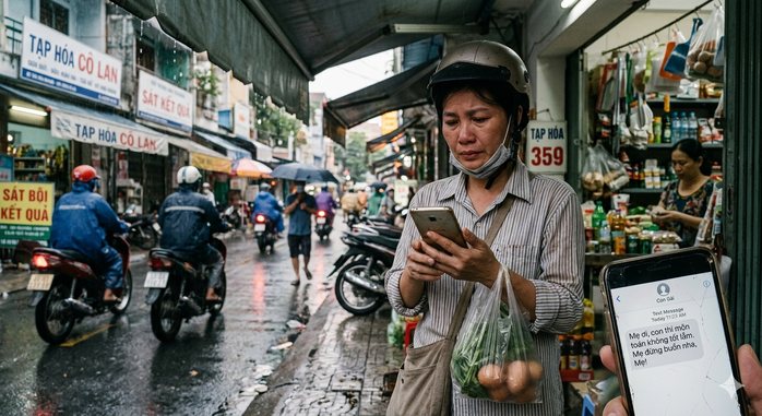 Tin nhắn sau buổi thi - Ảnh 1.