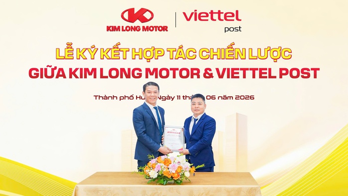 KIM LONG MOTOR "bắt tay" VIETTEL POST ph&aacute;t triển hệ sinh th&aacute;i vận tải xanh - Ảnh 2.