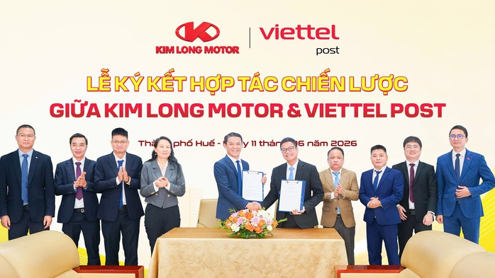 KIM LONG MOTOR "bắt tay" VIETTEL POST ph&aacute;t triển hệ sinh th&aacute;i vận tải xanh - Ảnh 1.