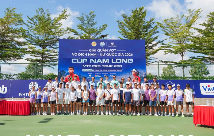 Khai mạc Giải Quần vợt Vô địch Nam - Nữ Quốc gia VTF Pro Tour 200 2026 - Ảnh 2.