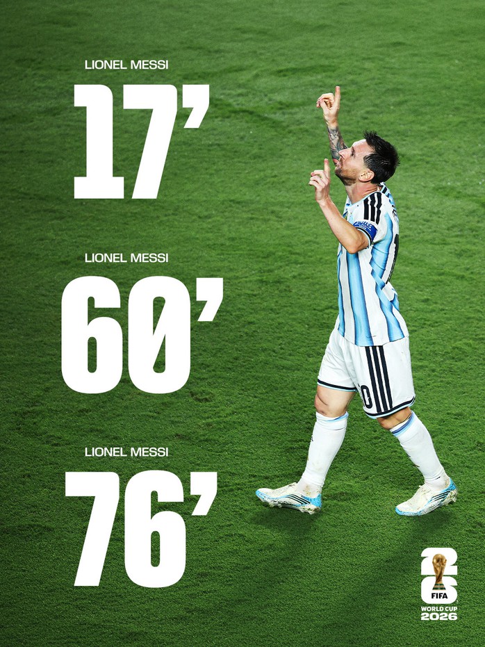 Messi lập hat-trick lịch sử v&agrave; c&aacute;c con số ấn tượng - Ảnh 2.