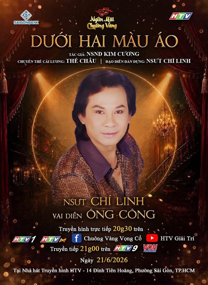 NSND Hồ Ngọc Trinh thể hiện hai nh&acirc;n vật của Kỳ nữ Kim Cương trong "Dưới hai m&agrave;u &aacute;o" - Ảnh 3.