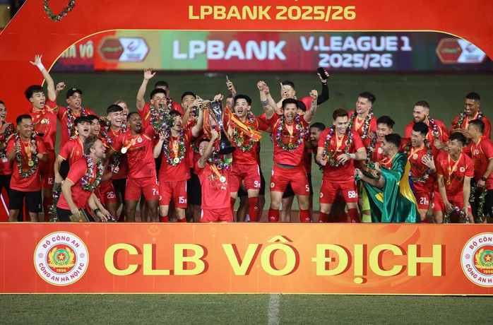Công an Hà Nội cần thêm 1 điểm để phá kỷ lục V-League - Ảnh 1.