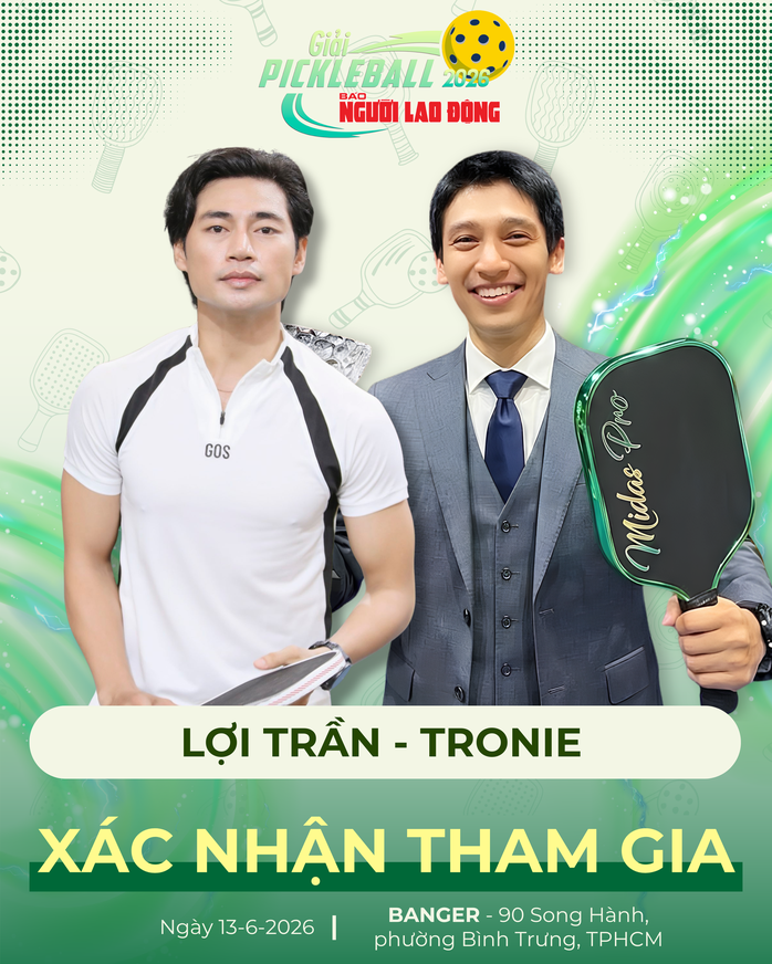 Giải Pickleball Báo Người Lao Động năm 2026: Những màn so tài đáng chờ đợi - Ảnh 3.