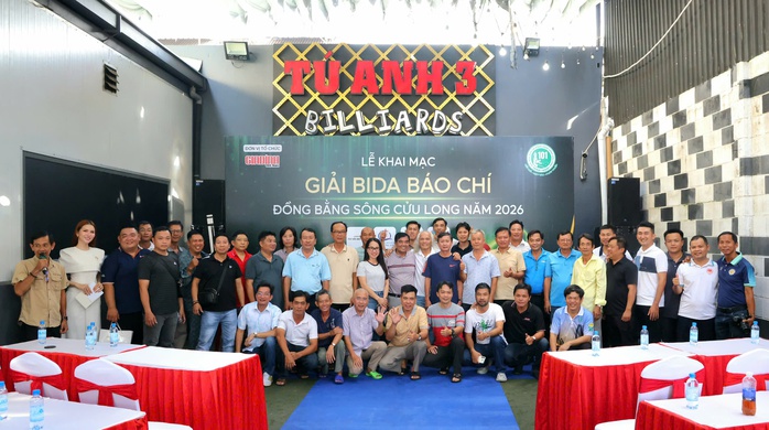 44 cơ thủ tranh tài tại Giải Billiard Báo chí ĐBSCL lần thứ XVIII - Ảnh 2.
