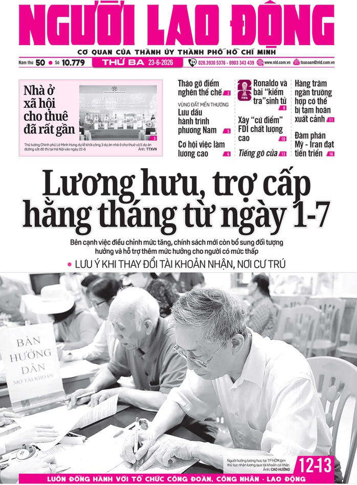 Lương hưu và trợ cấp tháng 7: Những thay đổi quan trọng từ 1 - 7 - 2026 - Ảnh 1. Lương hưu và trợ cấp tháng 7: Những thay đổi quan trọng từ 1 - 7 - 2026 - Ảnh 1.