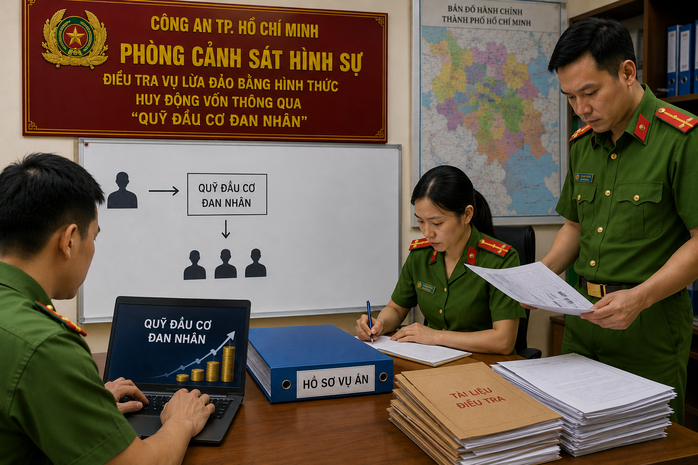 Công an TPHCM tìm nạn nhân sập bẫy Quỹ Đầu cơ Đan Nhân - Ảnh 1.