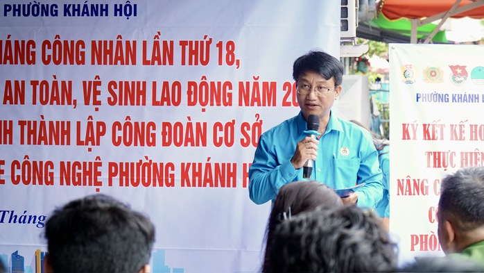 Phường Khánh Hội: Đa dạng hoạt động đồng hành cùng đoàn viên - lao động - Ảnh 3.