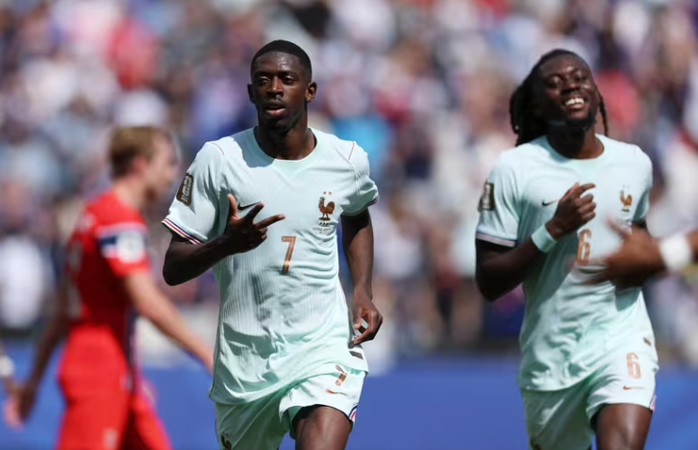 "G&agrave; trống" Ph&aacute;p g&aacute;y vang tại Boston sau hat-trick của Dembele - Ảnh 6.