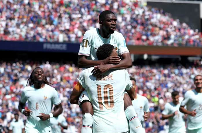 "G&agrave; trống" Ph&aacute;p g&aacute;y vang tại Boston sau hat-trick của Dembele - Ảnh 5.