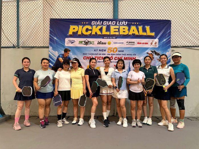Giao lưu pickleball mừng 50 năm th&agrave;nh phố S&agrave;i G&ograve;n &ndash; Gia Định mang t&ecirc;n Chủ tịch Hồ Ch&iacute; Minh - Ảnh 2.