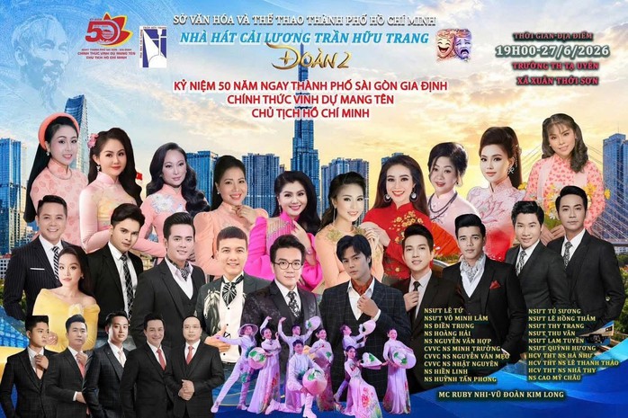 Nh&agrave; h&aacute;t Trần Hữu Trang được ch&agrave;o đ&oacute;n trong đợt biểu diễn miễn ph&iacute; phục vụ ngoại th&agrave;nh - Ảnh 2.
