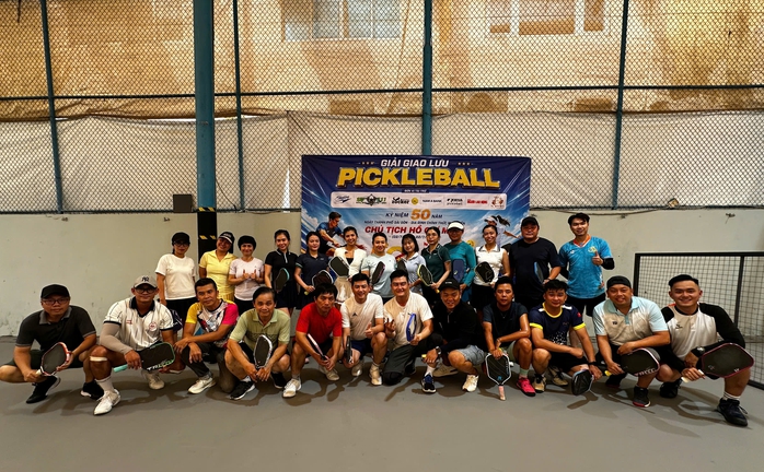 Giao lưu pickleball mừng 50 năm th&agrave;nh phố S&agrave;i G&ograve;n &ndash; Gia Định mang t&ecirc;n Chủ tịch Hồ Ch&iacute; Minh - Ảnh 1.