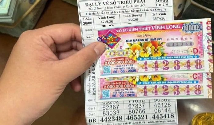 Trưa 27-6, lộ diện nơi tr&uacute;ng 3 giải độc đắc xổ số miền Nam - Ảnh 2.