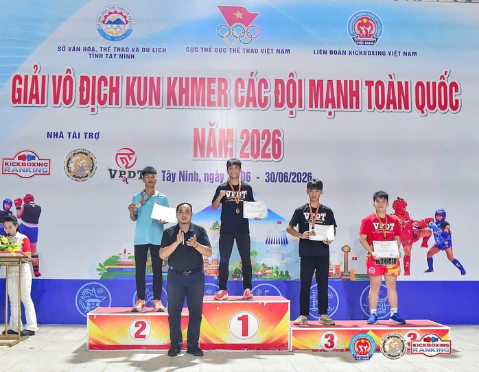 Giải v&ocirc; địch Kun Khmer c&aacute;c đội mạnh to&agrave;n quốc 2026: TP HCM gi&agrave;nh hạng nh&igrave; to&agrave;n đo&agrave;n - Ảnh 1.