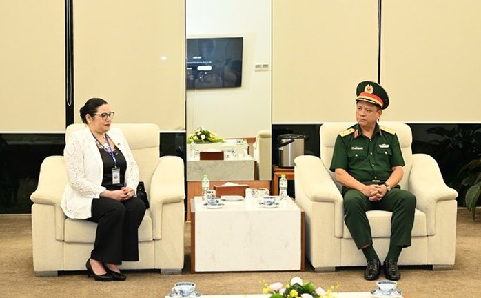 Đo&agrave;n c&ocirc;ng t&aacute;c QĐND v&agrave; CAND d&acirc;n l&ecirc;n đường tham gia khắc phục hậu quả động đất tại Venezuela - Ảnh 1.