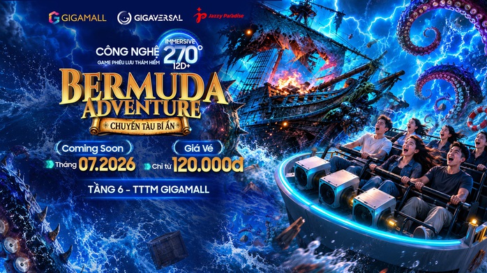Gigamall ra mắt si&ecirc;u phẩm thực tế ảo "Bermuda Adventure - Chuyến t&agrave;u b&iacute; ẩn" - Ảnh 1.