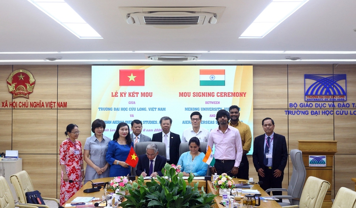 Trường Đại học Cửu Long hợp t&aacute;c với một tập đo&agrave;n của Ấn Độ - Ảnh 3.