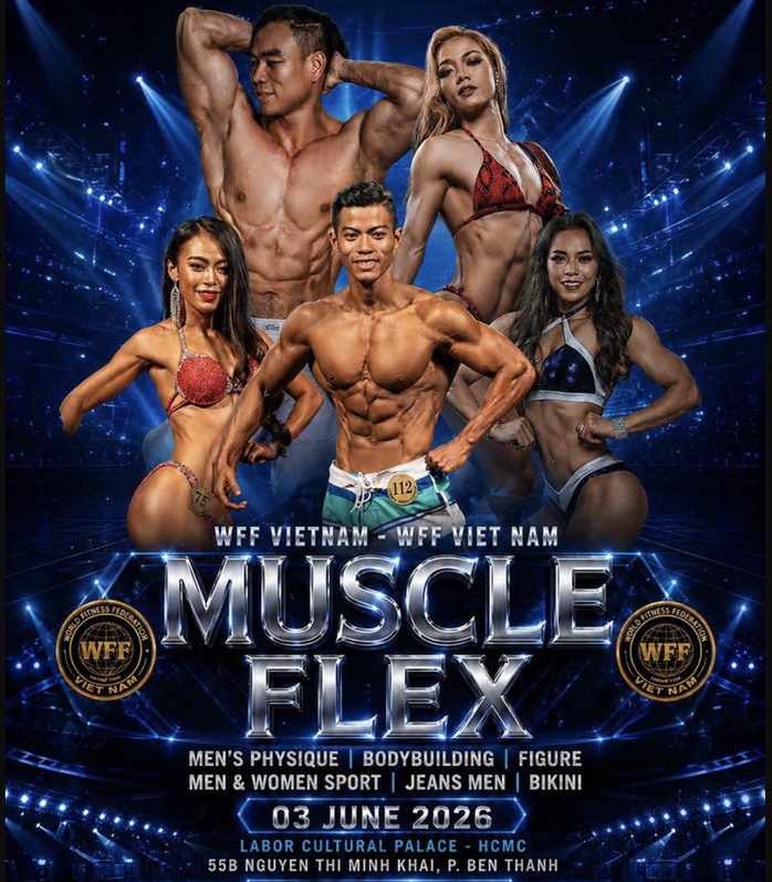Lực sĩ Trịnh Ngọc Nhựt v&ocirc; địch to&agrave;n năng WFF Việt Nam Muscle Flex 2026 - Ảnh 3.