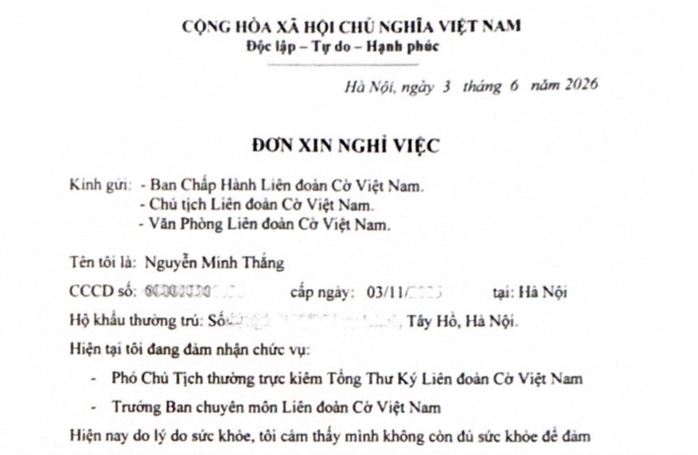 Sau bất ổn l&agrave;ng cờ, Tổng thư k&yacute; Li&ecirc;n đo&agrave;n Cờ Việt Nam xin th&ocirc;i việc - Ảnh 3.