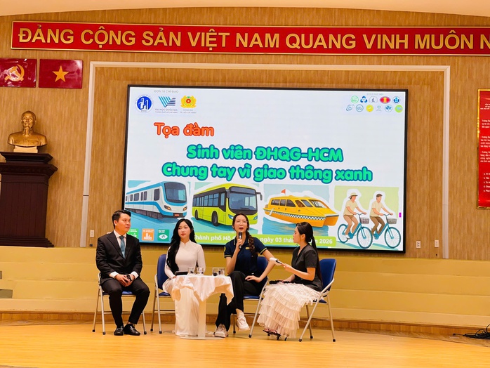 ĐHQG TPHCM khuyến kh&iacute;ch sinh vi&ecirc;n đi bu&yacute;t, metro, giảm xe c&aacute; nh&acirc;n - Ảnh 3.