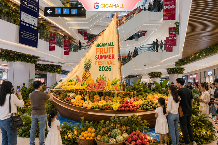 Thưởng thức thi&ecirc;n đường nhiệt đới tại &ldquo;Lễ Hội Tr&aacute;i C&acirc;y Gigamall 2026&rdquo; - Ảnh 3.