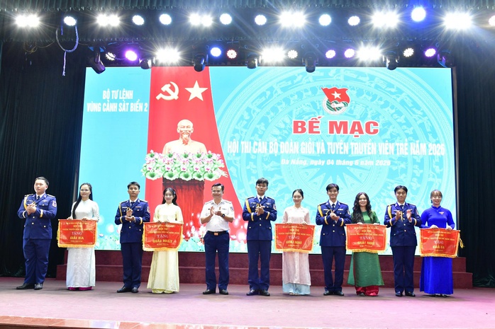 Bộ Tư lệnh V&ugrave;ng Cảnh s&aacute;t biển 2 tổ chức Bế mạc Hội thi C&aacute;n bộ Đo&agrave;n giỏi v&agrave; Tuy&ecirc;n truyền vi&ecirc;n trẻ năm 2026. - Ảnh 1.