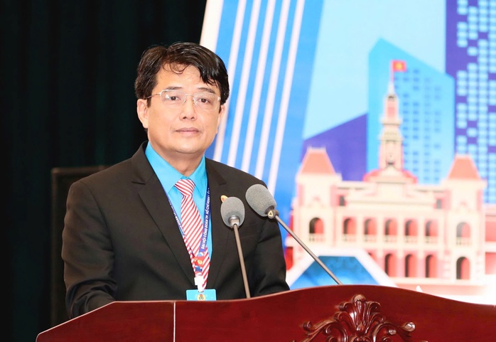 Chủ tịch LĐLĐ TPHCM B&ugrave;i Thanh Nh&acirc;n được bầu v&agrave;o Ban thường vụ Tổng LĐLĐ Việt Nam kh&oacute;a mới - Ảnh 3.