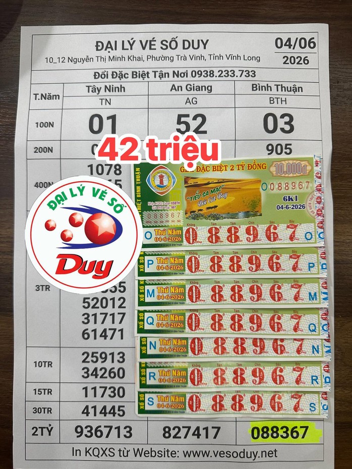 Chiều 6-6, lộ diện 2 kh&aacute;ch h&agrave;ng tr&uacute;ng độc đắc xổ số miền Nam - Ảnh 2.