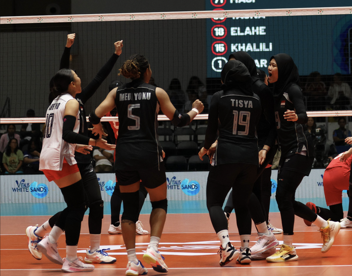 B&oacute;ng chuyền nữ Việt Nam thắng nhọc nhằn Indonesia ở AVC Cup 2026 - Ảnh 1.