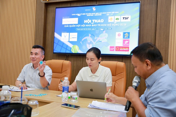 92 tay vợt tranh t&agrave;i tại Giải Quần vợt Hội Nh&agrave; b&aacute;o TP HCM mở rộng 2026 - Ảnh 2.