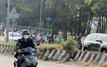 TPHCM: Xe máy va chạm xe khách làm chết người, giao thông ùn tắc nghiêm trọng